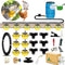 ayakol Complete Set Pipeline Automatic Chicken Waterer System, Innovative Quick-Connect Water System with