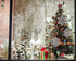 6pcs Large White Snowflakes Ornaments, 12 Big Plastic Glitter Snowflake for Winter Indoor Outdoor Christmas Decorations
