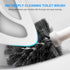 SetSail Toilet Brush and Plunger Set, 2 Packs Heavy Duty Toilet Bowl Brush and Holder, Hidden Toilet Plunger for Deep