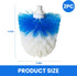 2 Pack Toilet Brush Refills for OXO Toilet Brush Only, Toilet Brush Replacement Head, Blue & White, Nylon & Plastic