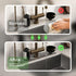 Quick Dry Sink Splash Guard, 15.75" Instant Dry Stone Sink Tray for Kitchen Countertop, Gray
