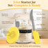Set, Sourdough Starter Kit with Cotton Rope Banneton Basket & Jar, Bread Baking Supplies and Tools Complete Sourdough