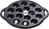 WUWEOT Non-Stick Aebleskiver Pan, Pre-Seasoned Cast Iron Pancake Octopus Ball Grill, 1.5" Diameter