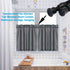 AIZESI Short Tension Curtain Rods, 2 Pcs, Black, 17" to 28" Spring Tension