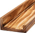 24" Set 2 AZSKY Floating Wall Ledge Shelf Wood Picutre Shelf Wall Mounted Nursery Kids Bookshelf Spice Rack Bathroom