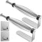 2 Pack Paper Towel Holder Under Cabinet + 2 Towel Robe Hook,