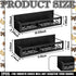 2 Pack Beeveer Spices Magnetic Spice Rack for Refrigerator Metal Magnet Basket Shelf for Fridge Seasoning Storage