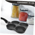 Cast Iron Skillet Egg Cooker Pan - 4 Egg Frying Pan, Non Stick Divided Grill Pan