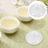 Zerodeko 1PC Ceramic Tea Pot Replacement Lid, White Ceramic Teapot Lid, Tea Kettle Cover for Blooming and Loose Leaf