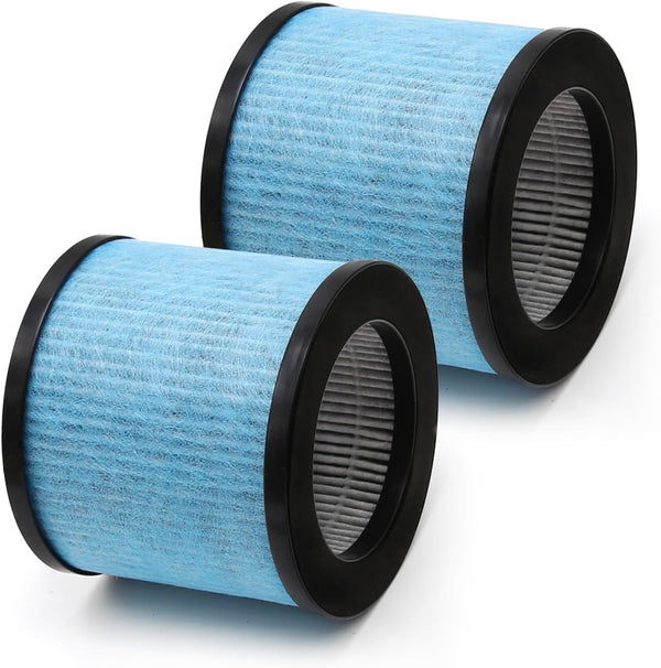 TPAP002 HEPA Filter Replacement for TOPPIN TPAP002 Air Purifier, H13 HEPA Type, 2-Pack
