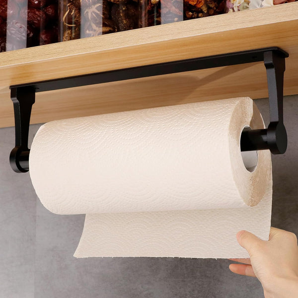 MONEER Paper Towel Holder Under Cabinet, Paper Towel Holder, Aluminum Alloy Kitchen