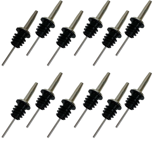 Chrome Liquor Pourer (285-50) (86416), Silver, 12 Pack