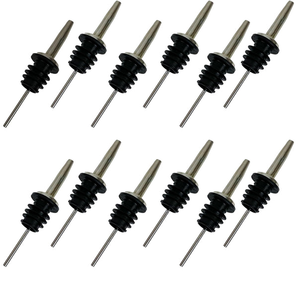 Chrome Liquor Pourer (285-50) (86416), Silver, 12 Pack