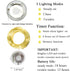 Twinkle Fairy Lights Battery Powered 20 LED on 7.2feet Silvery Copper Wire for DIY Wedding Party Decor (Warm White)