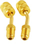 Wadoy R410a Adapter for Mini Split HVAC System, 5/16" Female Quick Couplers x 1/4" Male Flare