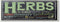 Stupell Home Dcor Herbs Chalkboard Look Typography Kitchen Wall Plaque, 7 x