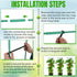 10 51 Inch Sunnyray Pcs Tomato Cage up to Plant Cage Deformable Trellis Assembled Tomato Garden Cages Plant Stakes