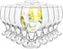 Patelai Set of 12 Water Goblet, 13.5 oz Clear Drinking Glasses Bulk