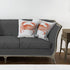 Pack 2, 2 Pcs-36" 16", Ambesonne Crabs Pillow Cushion Cover of Sea Animals Theme in Watercolor Style Effect a Big Crab
