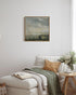 InSimSea Square Framed Canvas Wall Art, Sky Grassland Landscape Oil Painting for Living Room and Office Decor
