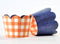 Picnic Cupcake Wrappers, Set of 24 Reversible Scalloped Cup Cake Holders for BBQ, Birthday, Anniversary Celebrations
