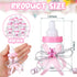PINKXHY 80 3.5 Inch Pcs Baby Mini Milk Bottle Baby Shower Favor with Small Plastic Bear Candy Bottle with Ribbon