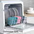 Set 6, Set 4 Inch,Cool Colinda Silicone Drink Coasters with Holder, of for Tabletop Protection and Office Desk, Cup Mat