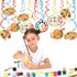 30Ct Art Hanging Swirl Decorations, Sip n Paint Party Supplies, Little Painting Artist Birthday Theme Decor