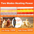 VORIGY 600W 1 Pack Heat Lamp for Chickens, Large Chicken Coop Heater, Adjustable Temp and Height, No Assembly Brooder