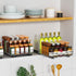 RCHYFEED Pull Out Spice Rack Organizer - Heavy Duty Slide Out Spice Organization for Kitchen and Pantry Cabinets