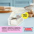 Counter, Stay Fresh Cream Cheese Container For Fridge Clear Plastic for Cream Cheese, Dishwasher Safe, BPA Free Cheese