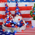 4th 13 40 BOHON of July Decorations Battery Operated String Lights with Remote Timer ft LEDs Red White and Blue Lights