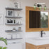 RICHER HOUSE Mounted Shelves for Wall Decor, Modern Picture Ledge Shelf with Lip for Wall Storage Nursery, Bedroom