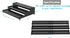 3 Countertop hole(1PACK/BLACK) Jojocross Metal Spice Rack Organizer for Cabinet, Tier Expandable Spice Storage shelf