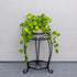 2 FaithLand Plant Stand, Heavy Duty Metal Planter Holder Indoor Outdoor, Tier Round Potted Supports Rack, Corner