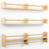Stelzriede Set 3 31.5" 3.9" 3.7 Floating Book Shelves for Nursery Nursery Shelves for Wall with Hanging Rod of Wooden