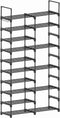 CASAMAYA Shoe Rack, 10 Tier Metal Shoe Organizer, DIY Tall Shoe Storage Shelf
