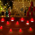 2 Pack 13 20 Hiboom FT LED Cups String Lights, Mini Shot Cups Fairy Light Decoration, Battery Operated Party LED