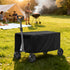 38x22x20 inch TheElves Garden Cart Cover, Outdoor Garden Wagon Covers Waterproof Heavy Duty for Yard Dump Carts, Steel