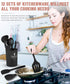 Kitchen Utensils Set - 12 Pieces Silicone Cooking Utensils Set, Dishwasher Safe, 392°F Heat Resistant Nonstick Spatula