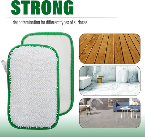 Protac 2 Pack Sonic Duo Pads Compatible with Shark, Fit for Shark Sonic Duo Hard Floor Cleaner Refill