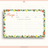 Lemon & Peach Recipe Cards - 4" x 6" Thick Premium Card Stock, Set of 50 for Recipe Box or Binder