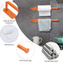 YeeBeny Orange Paper Towel Holder Kitchen Roll Holder, Paper Towel Holder - Self Adhesive or Drilling, Under Cabinet