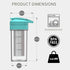 Masontops Deluxe Cold Brew Makers Kit, Iced Coffee Maker with Glass Pitcher & Stainless Steel Mesh Filter