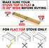 SpaceAid 30" Wide Kitchen Shelf Organizer for Stove, Magnetic Bamboo Spices Shelf for Home Stove Kitchen Storage Organization (Fit for Flat Top Only, Gray) by SpaceAid