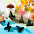 12 Packs Mini Coin Display Stands, 2.17 x 1.65 Inch Black Easel Holders for Collectibles and Pictures
