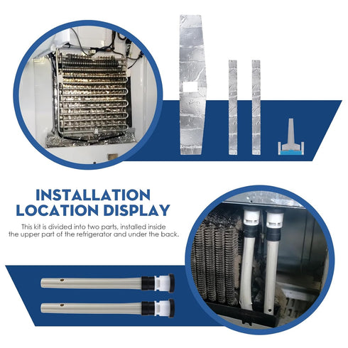 DA82-01415A Refrigerator Water Leak Repair Kit, Compatible with Samsung Parts AP5957964, PS1005968, DA82-01415A
