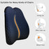 XINJUN Memory Foam car Lumbar Support Pillow - Memory Foam Back Cushion - Used for car Seats, Office Chairs, recliners