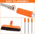 ROSTIUTE Chicken Poop Scooper Shovel Rake Scrub Brush for Chicken Coop Supplies Accessories for Cleaning
