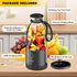 Portable Blender, 500ML Personal Blender for Shakes and Smoothies, USB Rechargeable with Six Blades for Travel